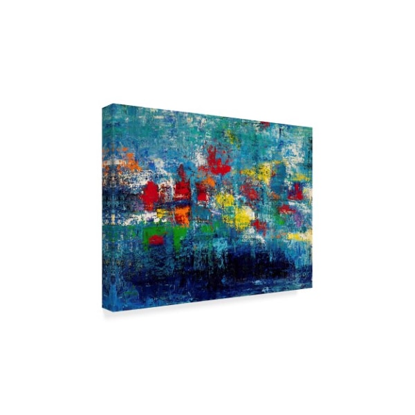 Hilary Winfield 'Water Garden' Canvas Art,14x19